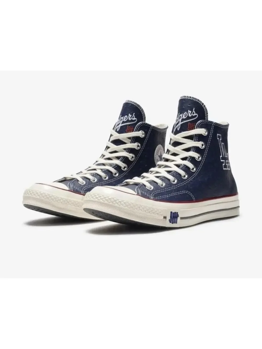 UNDEFEATED CONVERSE  LA DODGERS CHUCK SNEAKERS 8.5 - Picture 3 of 6